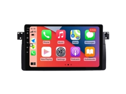 Auto Rádio Carro Bluetooth Autoradio 8GB RAM 128G ROM CarPlay Navegação GPS Ecrã Táctil RoverOne para BMW 3 Series E46 1998-2006  