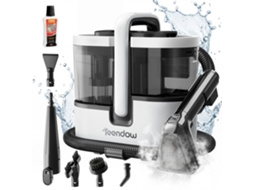 Teendow Máquina De Limpeza De Tecidos Com Vapor E Água Quente 1800w, Aspirador Para Sofás Tapetes E Estofos Com Depósito 1600ml Água Limpa E 1500ml Ág