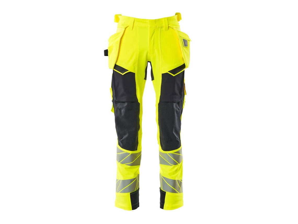 Calças Grandes Com Bolsos Pendurados Accelerate Safe 19031 Amarelo 58 / 35 MASCOT