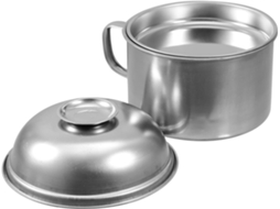Lancheira Bento Kichouse Grande De Aço Inoxidável Com Dupla Camada, Tampa Hermética E Alça, Ideal Para Adultos Em