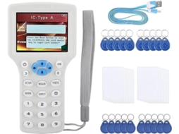 Leitor e Gravador de Cartões Rfid Avançado: Decodificador de Id Ic em Inglês com 10 Frequências e Scanner Nfc Portátil. SFUSHOS