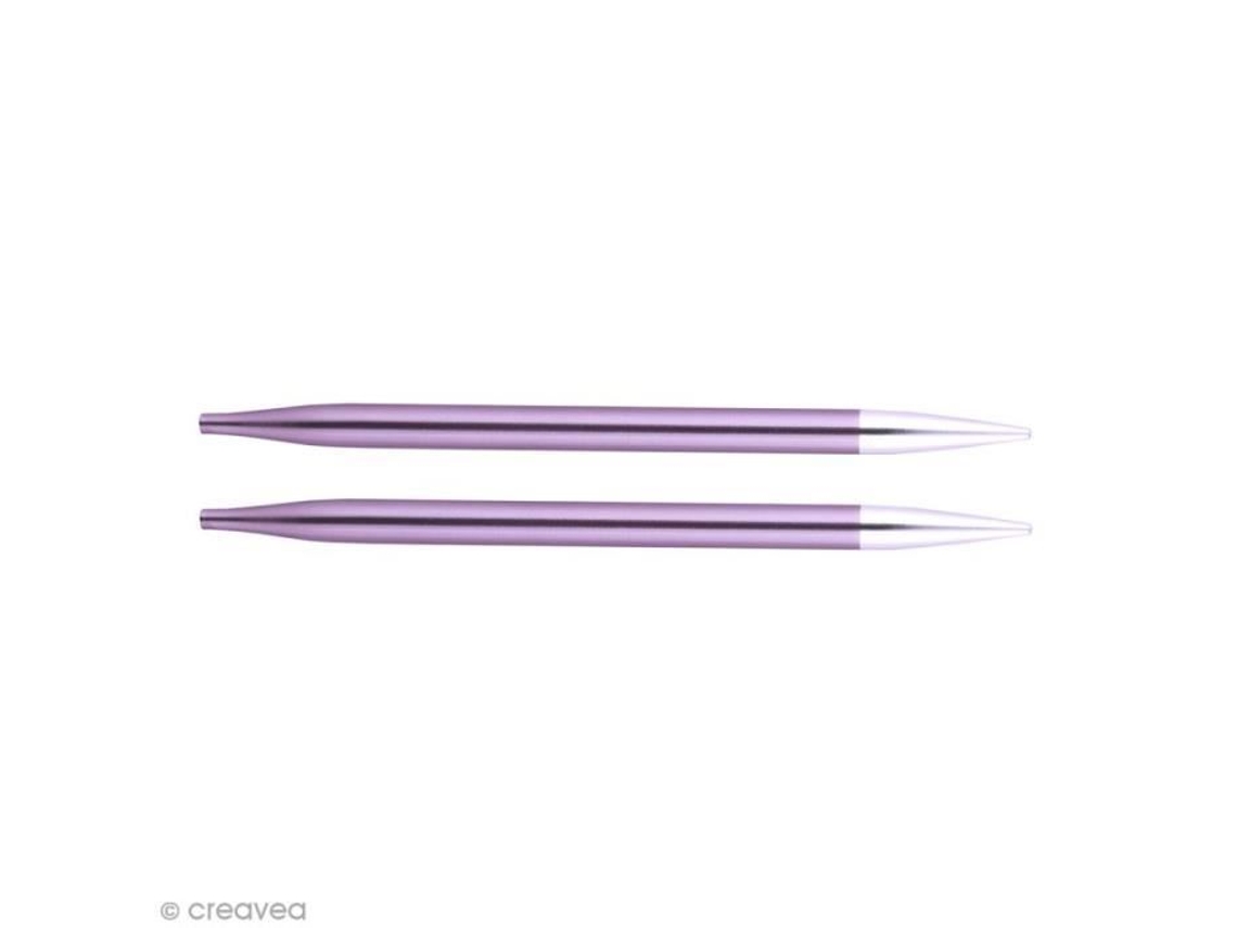Agulhas Circulares Intercambiáveis Knitpro 7 Mm Violeta Tricot Fácil Conforto Ótimo Knit Pro