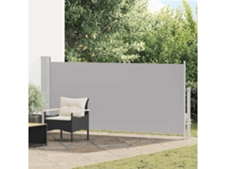 Vidaxl Toldo Lateral Retrátil 140x314 Cm Cinzento