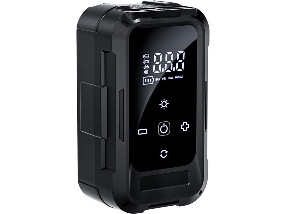 Compressor De Ar Sem Fio De 3900 Mah Com Visor Digital Para Pneus