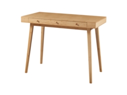 Secretária Hässleholm com 3 Gavetas em Bambu 100X50X75Cm Natural [EN.CASA]