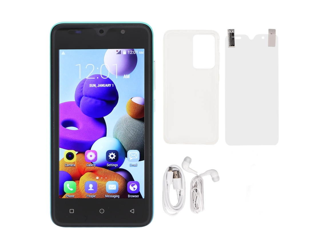 Mali reno 4 Ultra Smartphone 5.0 Polegadas Tela Hd Suporta 3g Android 10 Bateria 3000mah Azul Degradê Plugue Eu