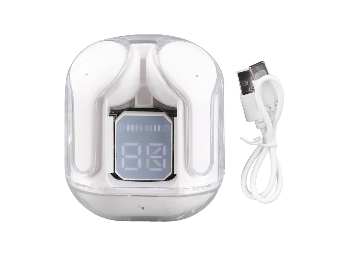Fones Bluetooth LAXISCREED Cancelamento de Ruído Branco