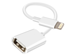 Adaptador Carregamento Usb Lightning AVIZAR Branco