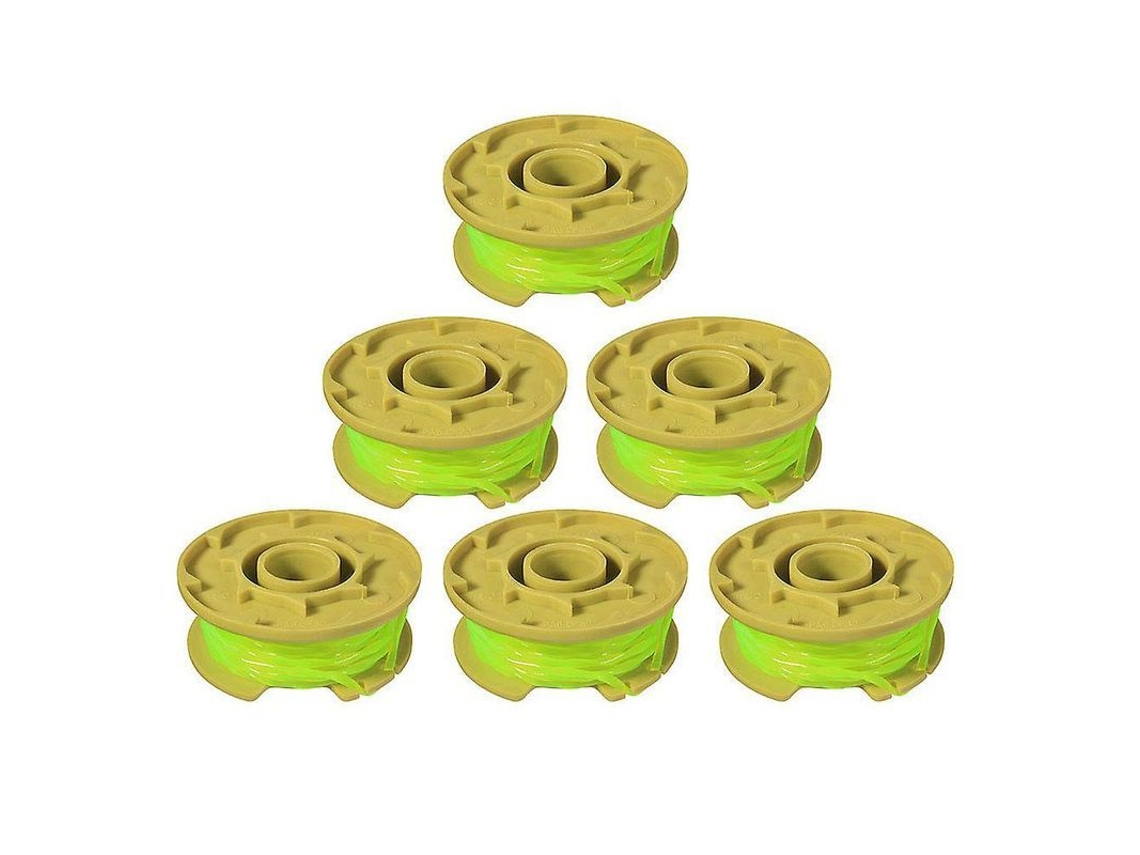 Fio Trançado De 0,080 Polegadas Para Ryobi One Plus+ Ac80rl3, 6 Peças, Compatível Com Cortador De Grama Elétrico 18v 24v 40v