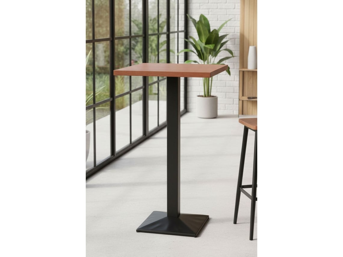 Mesa Kuat Alta Quadrada 60cm - Marrom