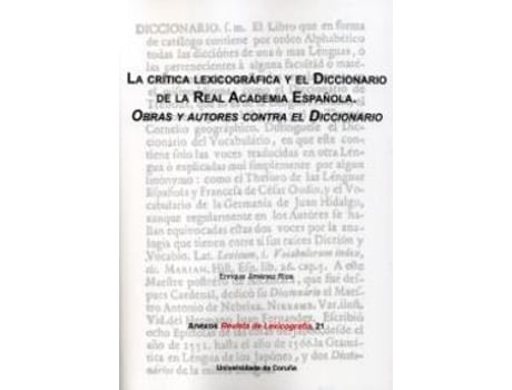 Livro Critica Lexicografica Y Diccionario Real Academia Española de Enrique Jimenez (Español)