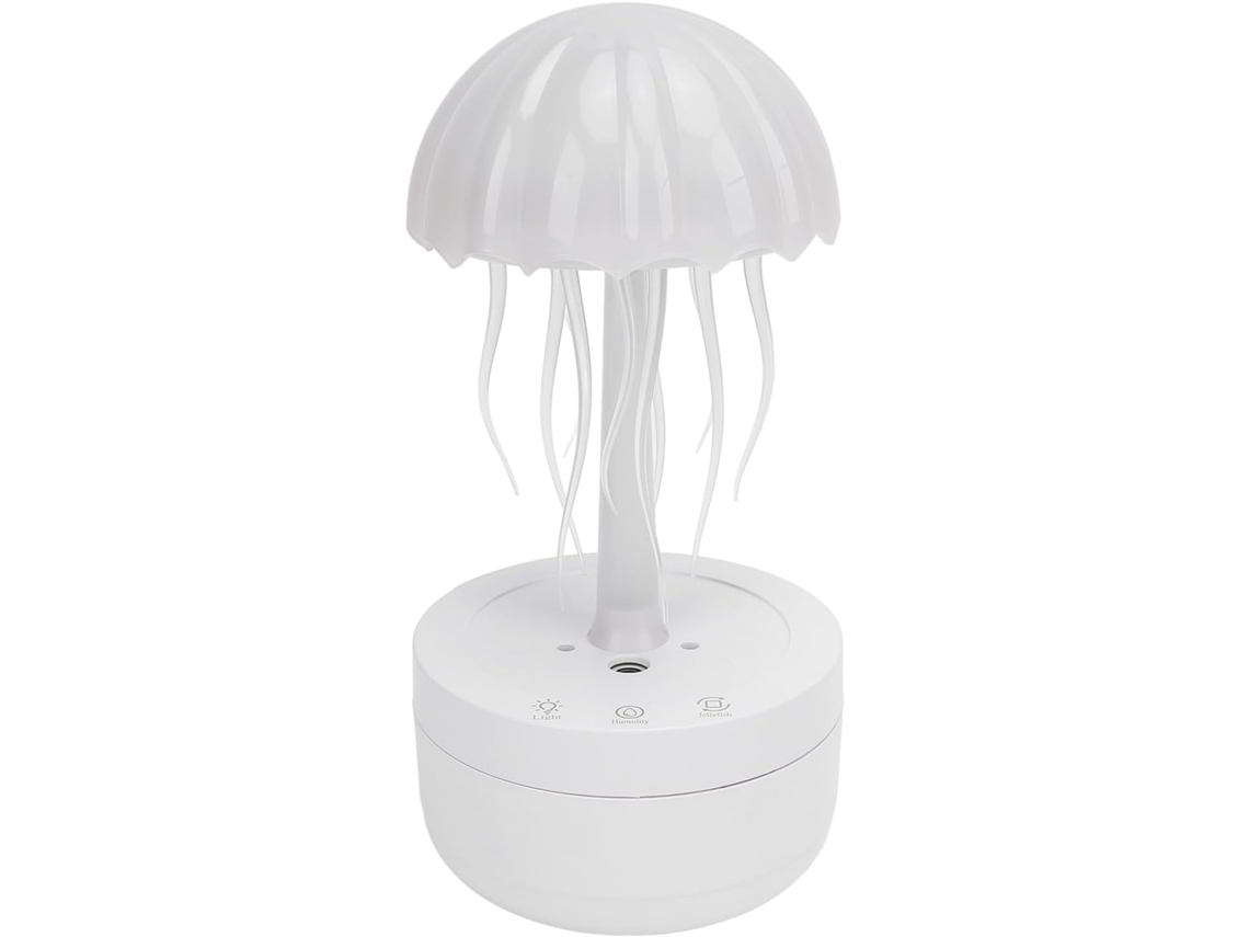 Umidificador Em Formato De Água-viva, Com Luz Noturna Led Colorida