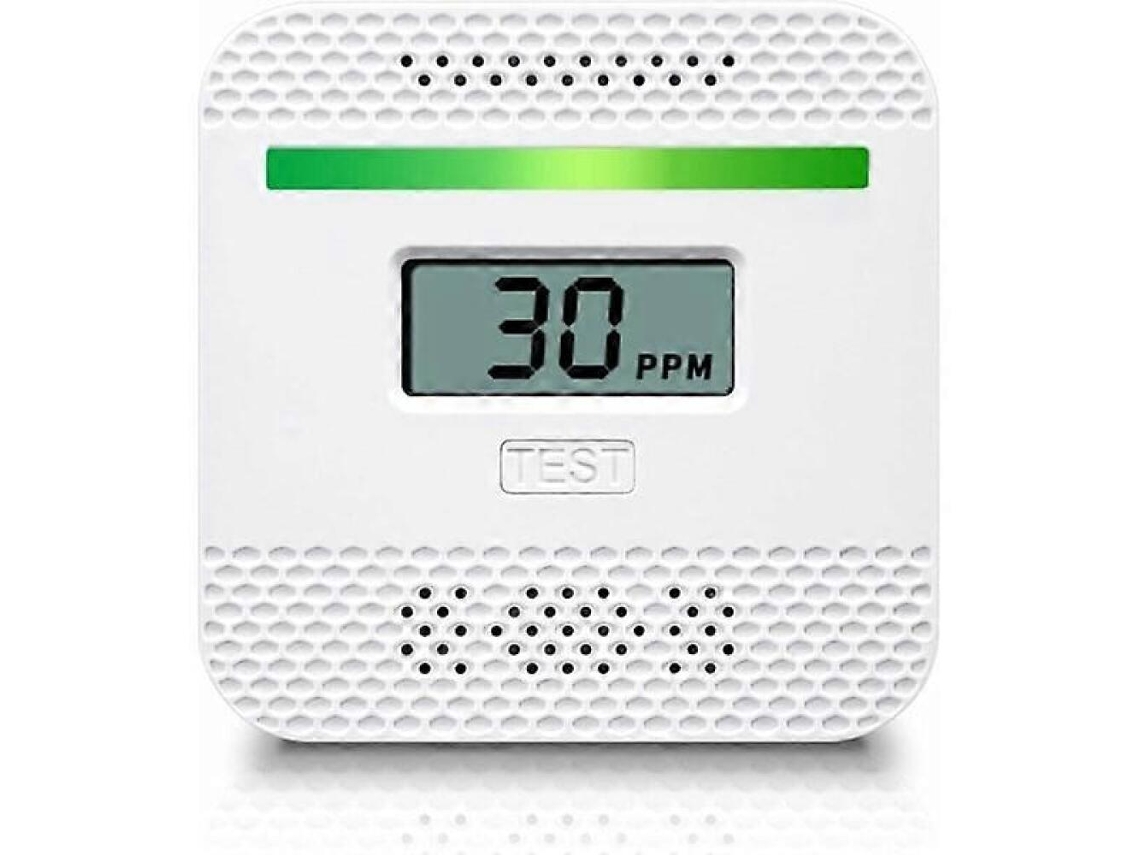Detector De Dióxido De Carbono Portátil Com Visor Digital Lcd, Compatível Com Uso Doméstico E Em Viagens, Alarme De Co2 Com Certificação Ul