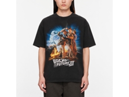 Rockinstone Back To The Future Movie 3 Cowboy Hats Black Adult T-shirt Size:m