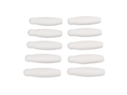 Isca Suave de Pesca Artificial Abeja Pupa Papa, 6cm, 8g, Branco