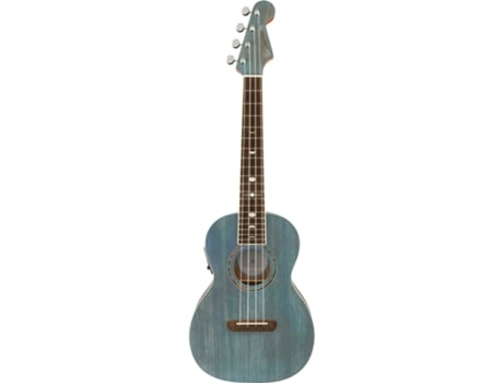 Fender Ukulele Eletrificado Dani Harrison Turquoise