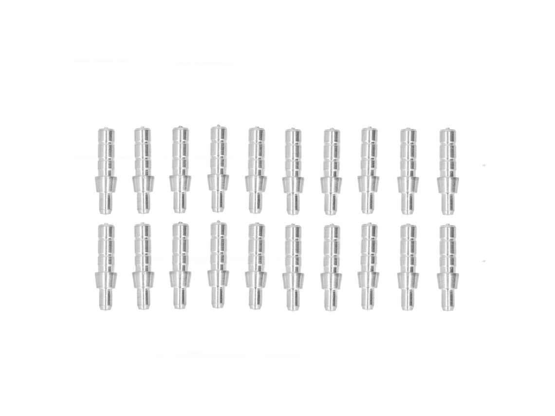 20 Peças Bushing Pino Shaft Flecha Arco Diâmetro Interno 4.2mm Resistente À Desgaste Material Alumínio