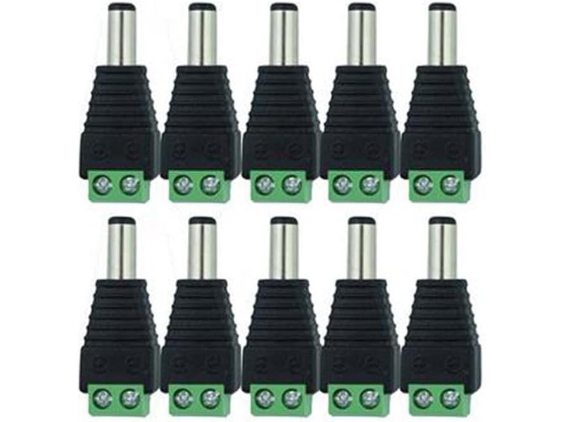 Conector De Alimentação Cc Para Câmera De Cftv, 12v, Conector De Cabo