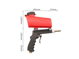 Laxiscreed Pistola De Areia Manual Ajustável Para Remoção De Ferrugem E Polimento De Superfícies