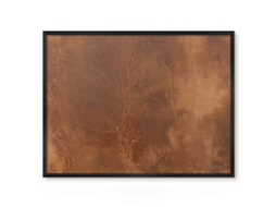 Quadro de parede magnético com textura enferrujada para escritório Espelharte (80x60 cm)