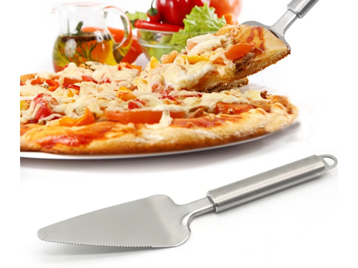 Espátula Triangular De Aço Inoxidável Para Cortar E Servir Tortas, Bolos E Quiches.