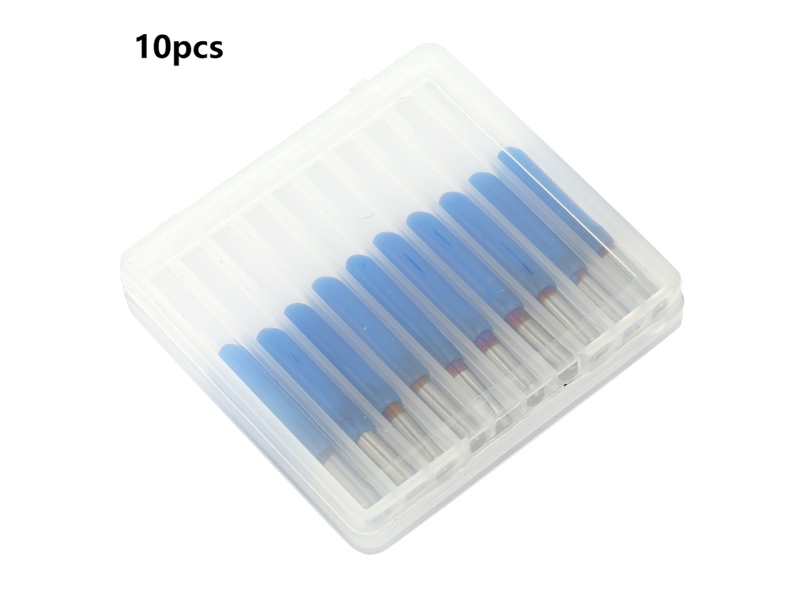 10pcs Broca De Gravura Em Aço Tungstênio De Qualidade Premium 3.175 Para Cnc Router Pcb (15°*0.1)