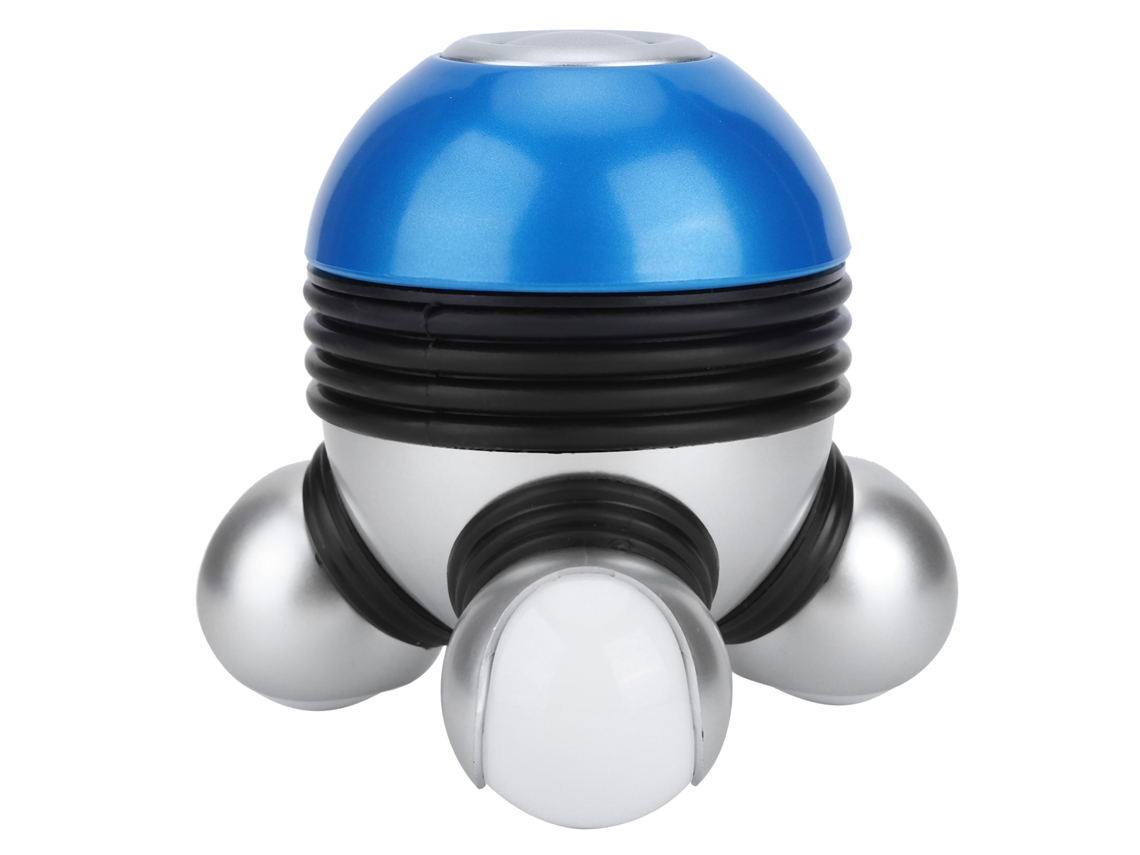 Mini Massagador Primerox Corporal Portátil, de Mão, com Vibração e Luz LED para Cabeça, Pescoço, Pernas