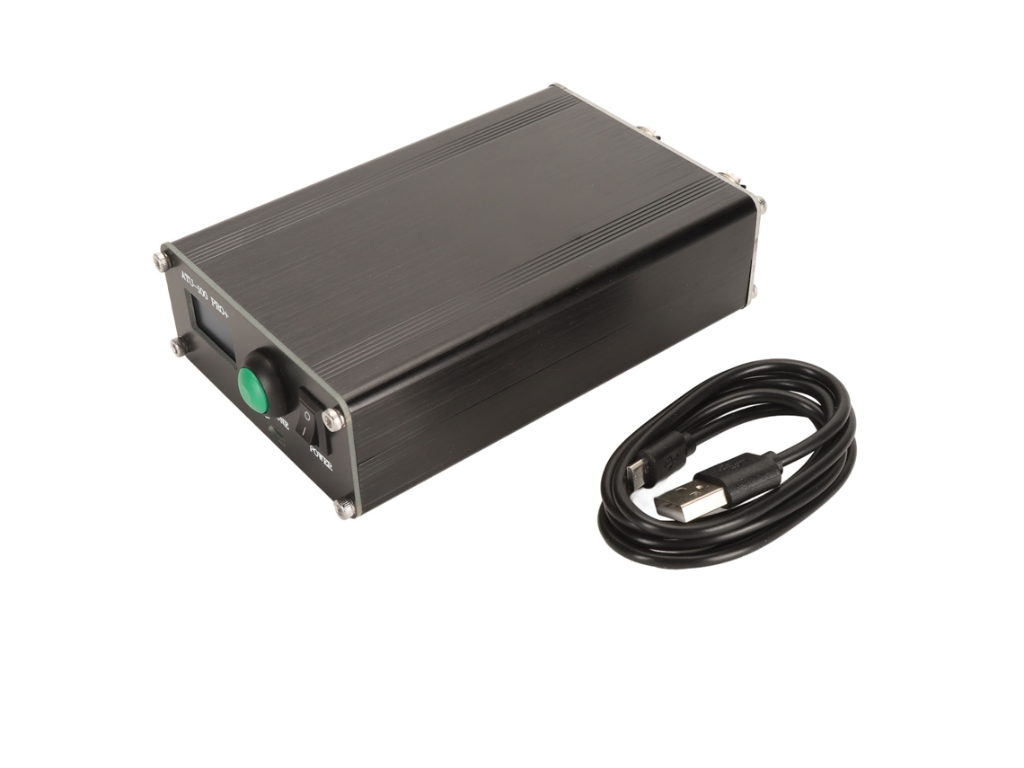 Sintonizador Automático De Antena De Ondas Curtas 1.8-55mhz Com Carregamento Usb-c E Display 0.96''
