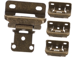 Conjunto De 4 Para Armários Cozinha, Metal Com Mola Portas Verde