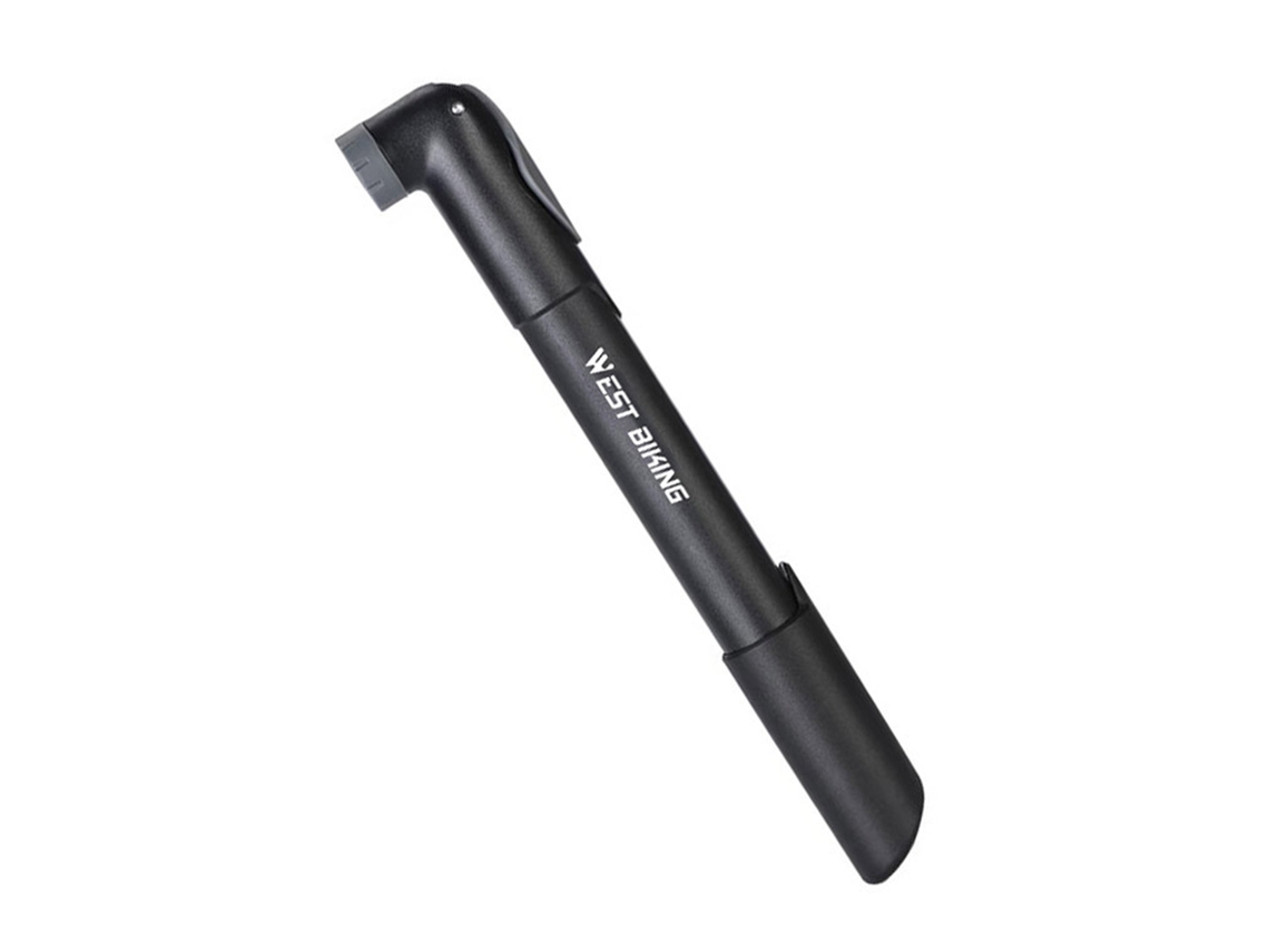 Bomba De Ar Para Bicicleta Portátil Mini 120 Psi Compatível Com Presta E Schrader Anti-derrapante Leve