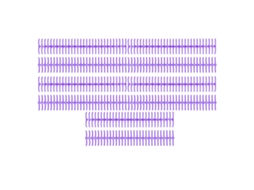 10pcs Espinhas de Encadernação Plástica 19mm 30 Anéis para Papel A4 B5 A5 Capacidade 150 Folhas Roxo