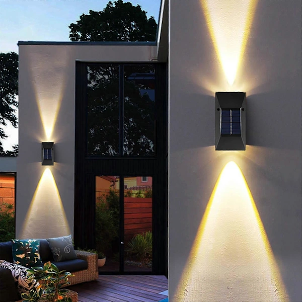 Luminária Solar de Parede com 144 Leds, Refletor sem fio AQUAFORGE