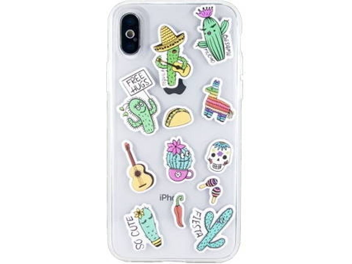 Capa iPhone 6, 6s, 7, 8 BENJAMINS Stickers (Multicores)