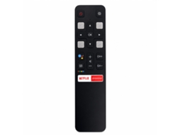 Comando Bluetooth Com Controlo Por Voz Compatível Com Tv Tcl Rc802v Flr1