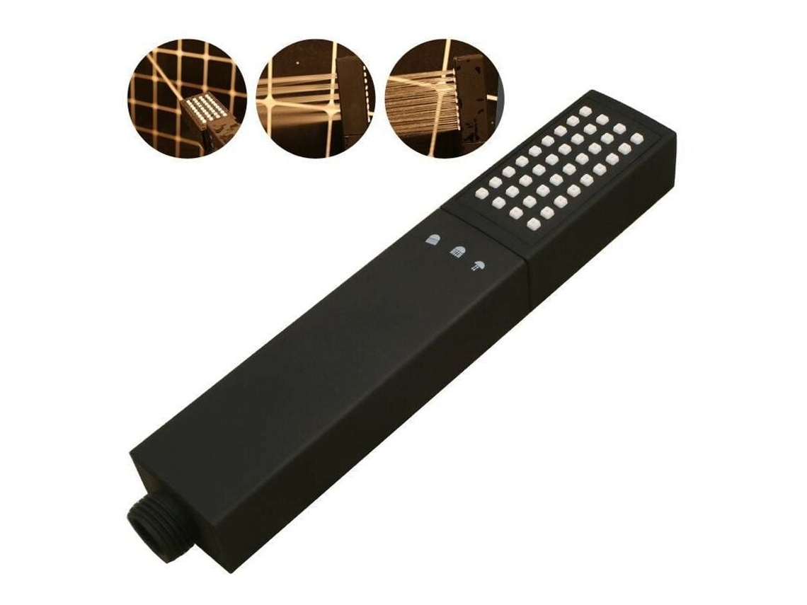 Acompanhante Elegante Para Banheiro, Chuveiro De Alta Pressão Com Tecnologia De Ar E Conexões Universais Para Um Banho Inesquecível (preto)
