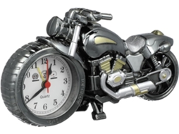 Despertador Vintage Em Plástico No Formato De Motocicleta Com Mecanismo De Quartzo Preciso (sem Necessidade De Bateria)