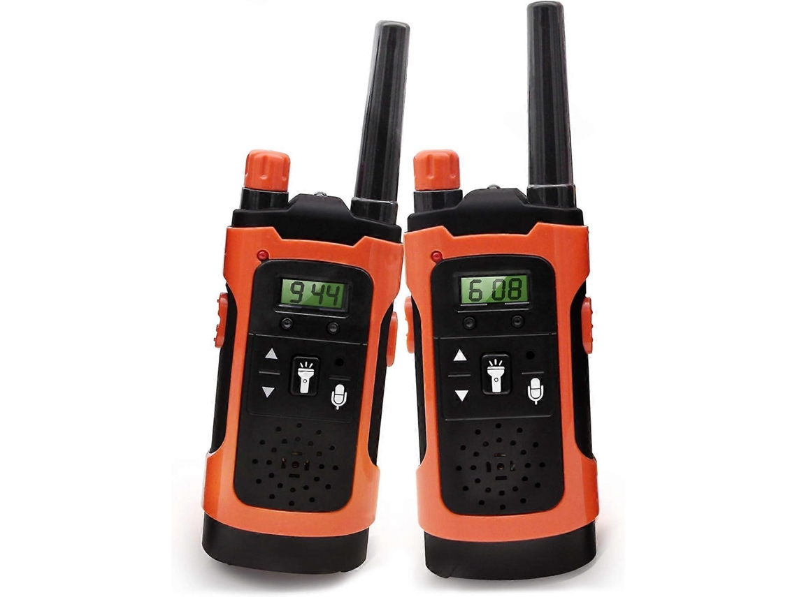 Walkie talkie infantil SC2025, alcance 4,8 km, 22 canais AQUAFORGE