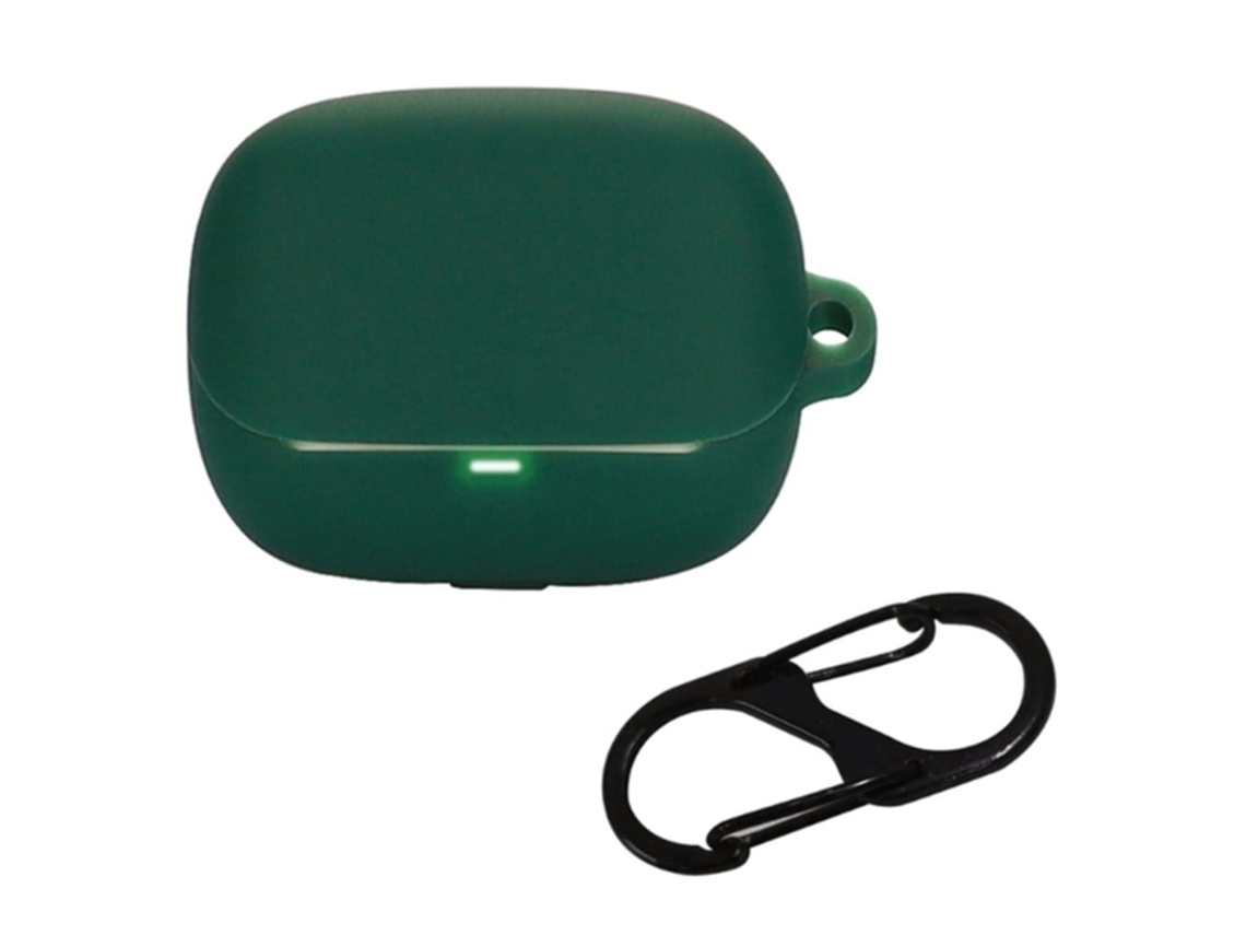 Capa De Silicone Com Fivela Para Baseus Bowie M2s Verde Escuro Brilvibera