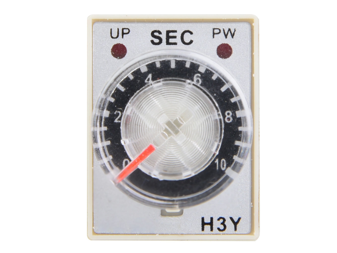 Relé de Tempo H3Y 2 24v Dc, Temporizador de Retardo