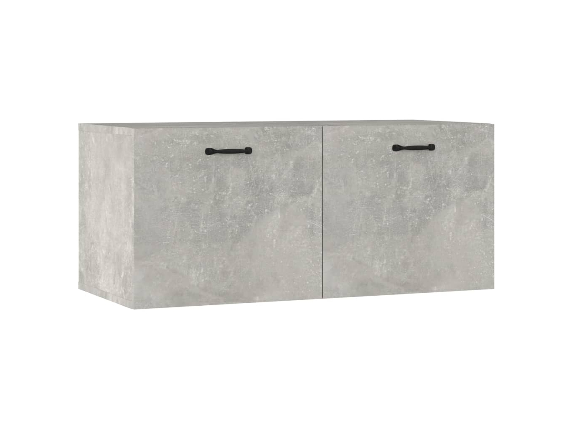 Wall Cabinet, Wall Cabinets Vidaxl Cinzeto Madeira Processada (n/a)