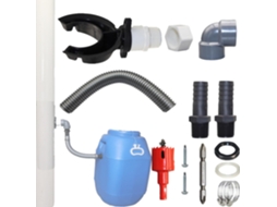 Colector De Agua De Lluvia De 70-110 Mm Con Conexión Para Barril