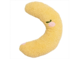 Almofada Pequena para Gatos, Suporte para Pescoço, Almofada Formato U para Filhotes, Amarela AQUAFORGE