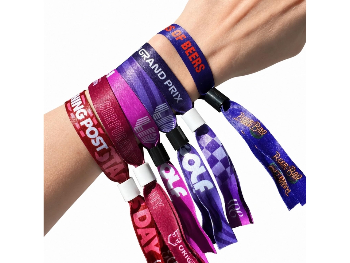 Pulseiras De Cetim Personalizadas Com Fecho Para Eventos