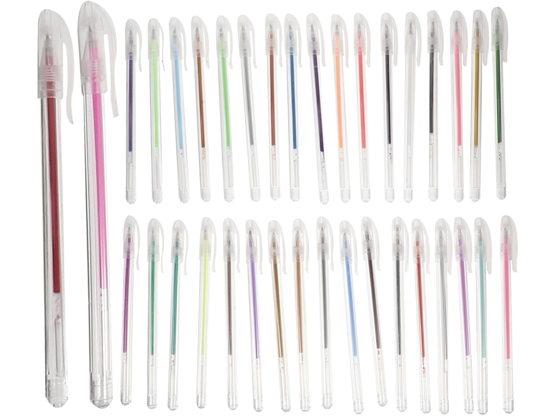 Gadpiparty Conjunto De 36 Canetas Marcadoras Para Grafite, Lápis Para