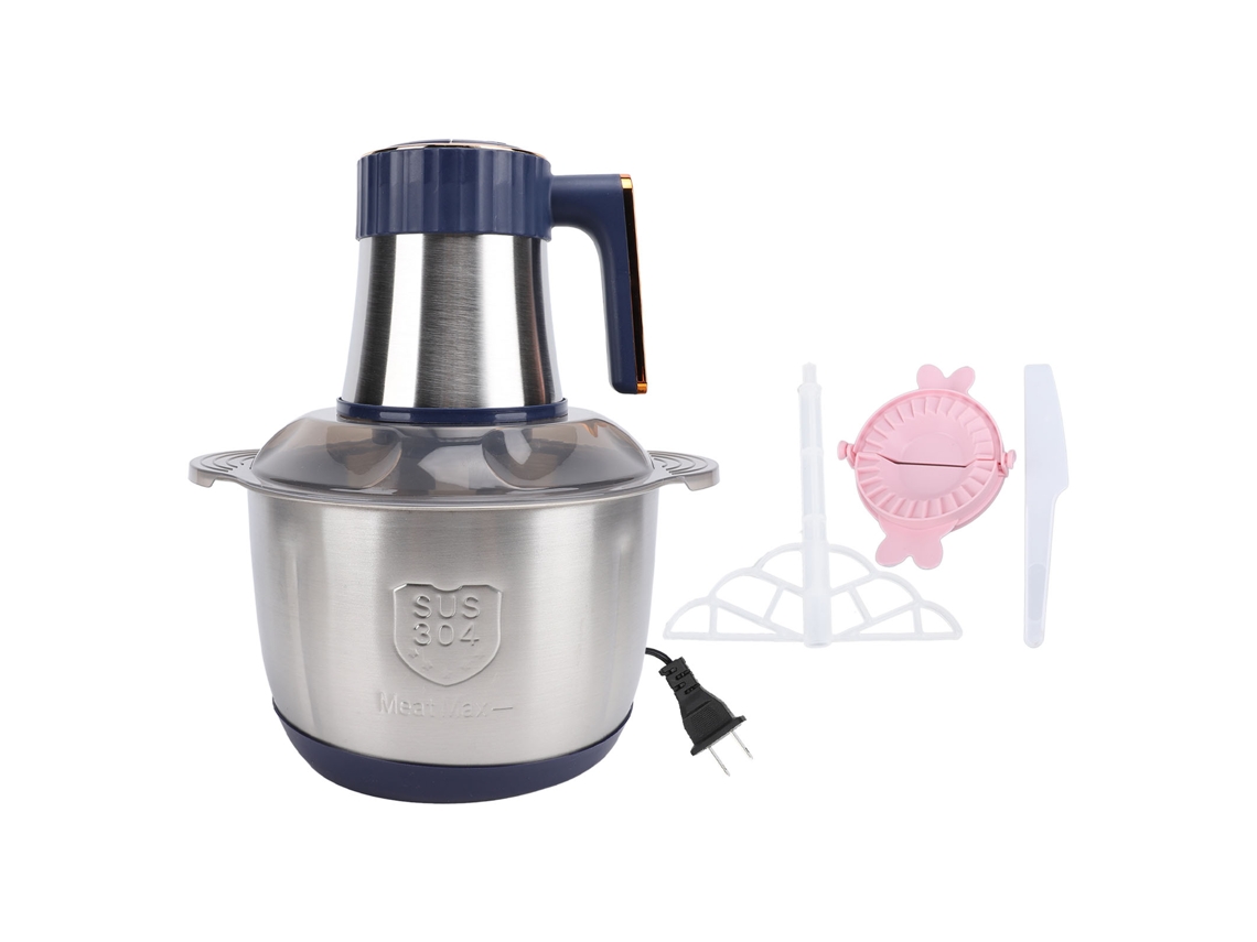 Moedor de Carne 5l 500w com Bacia de Aço Inoxidável | S/MARCA
