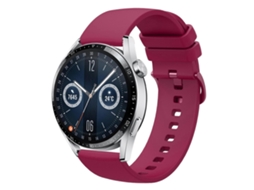 Pulseira De Silicone Macio De Cor Sólida Para Huawei Watch Gt3 46mm 22mm