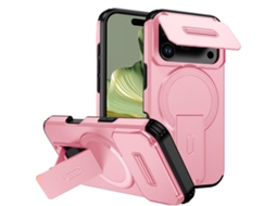 Capa Com Suporte Magsafe Para Iphone 17 Pro - Abertura Deslizante Com Proteção De Câmara