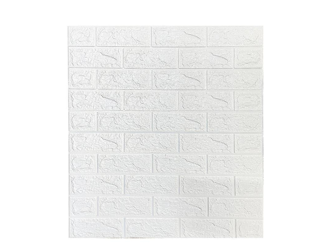 Lurelia Azulejo Adesivo Folhas Mármore Cozinha 3d Autoadesivo Removível Branco 10 Unidades 35x38 Cm Banho