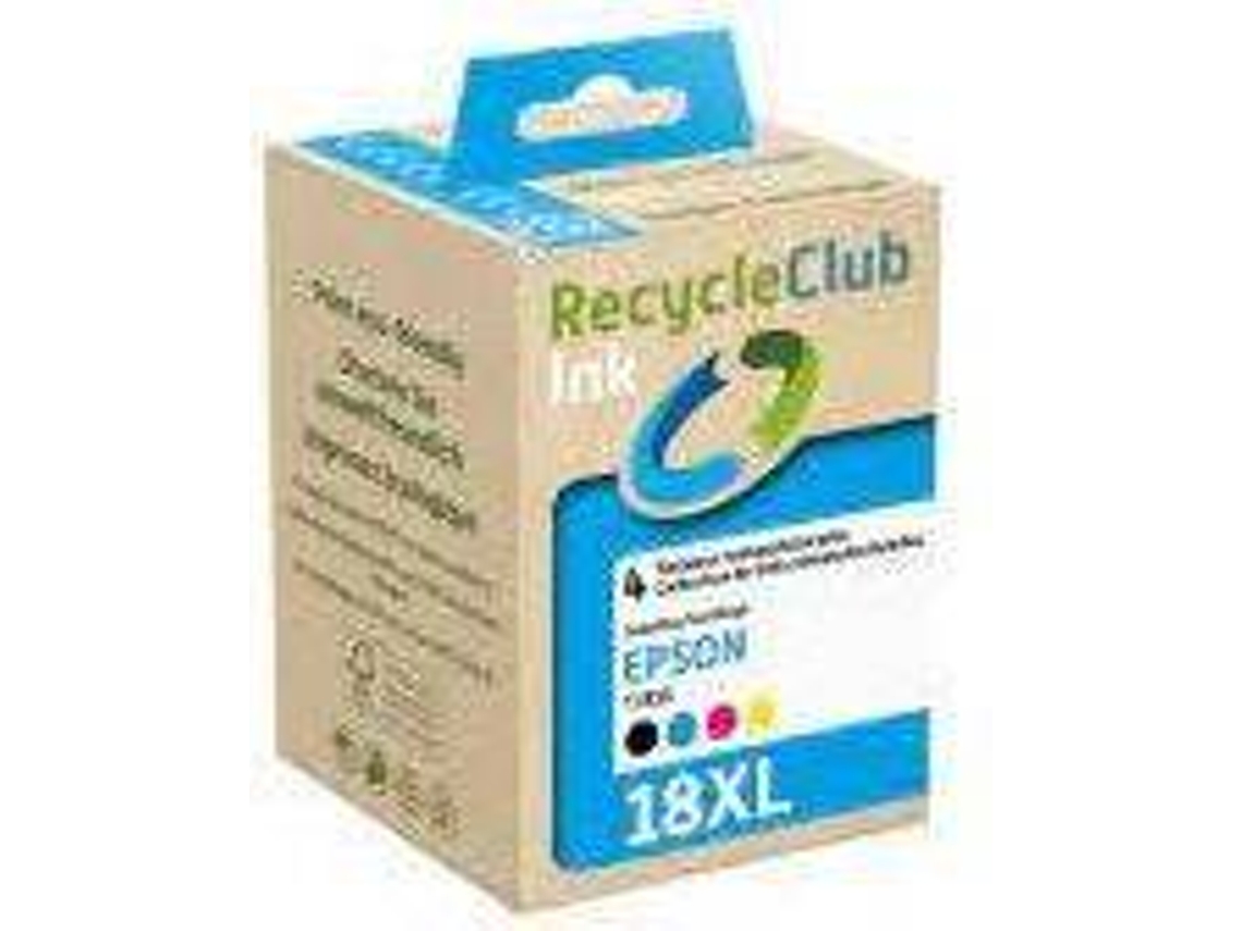 Pack 4 Tinteiros RECYCLECLUB 18XL T1816 Color