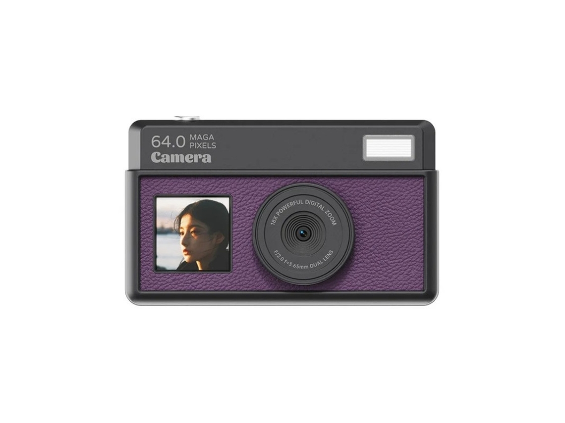 Câmera Digital 4k Hd Com Zoom De 18x E Tela De 2,8 Polegadas (vermelha)